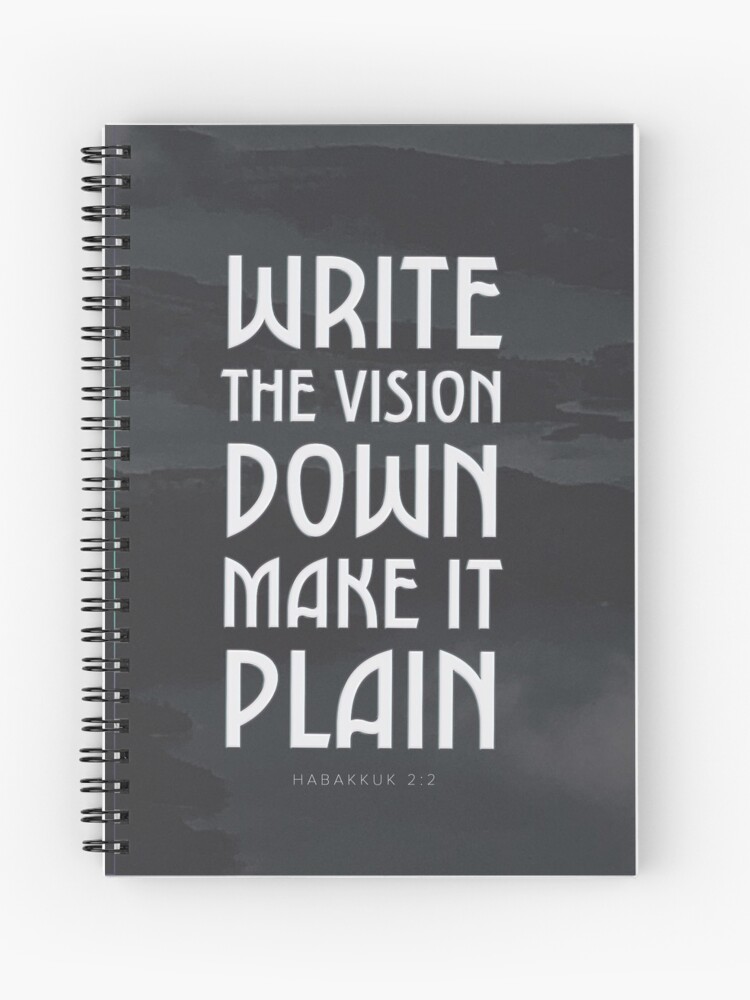 Write the vision and make it plain: Vision journal for women