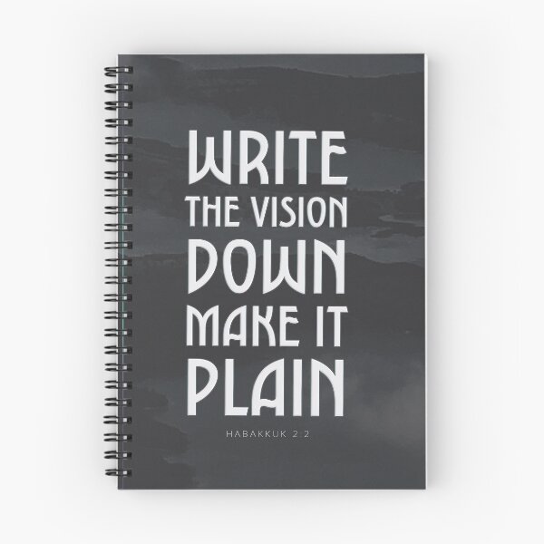 Item preview, Habakkuk 2:2 Hardcover Journal - Write The Vision Down designed and sold by Chris Chris.