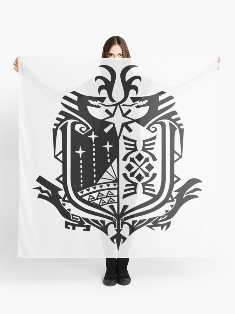 Monster Hunter World Logo (black) Scarf