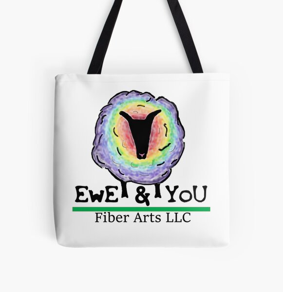 Rainbow Version of our LOGO All Over Print Tote Bag