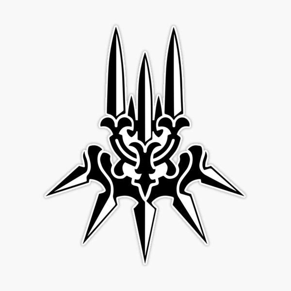 NieR: Automata - Yorha Symbol (black) | Sticker