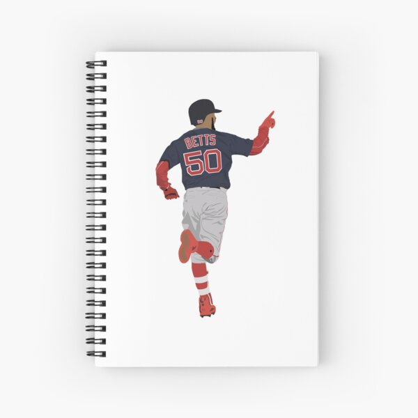 Mookie Betts Spiral Notebook for Sale by Hihilsahila