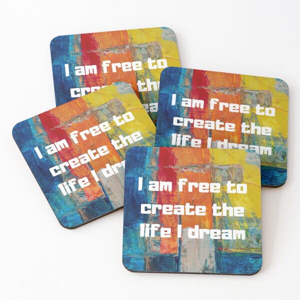 Item preview, I am free to create the life I dream designed and sold by Karina Rojas.