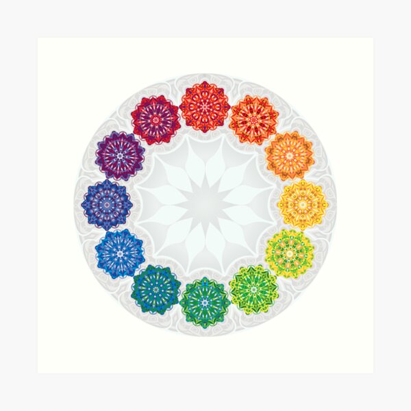 Around in a Circle Art Print