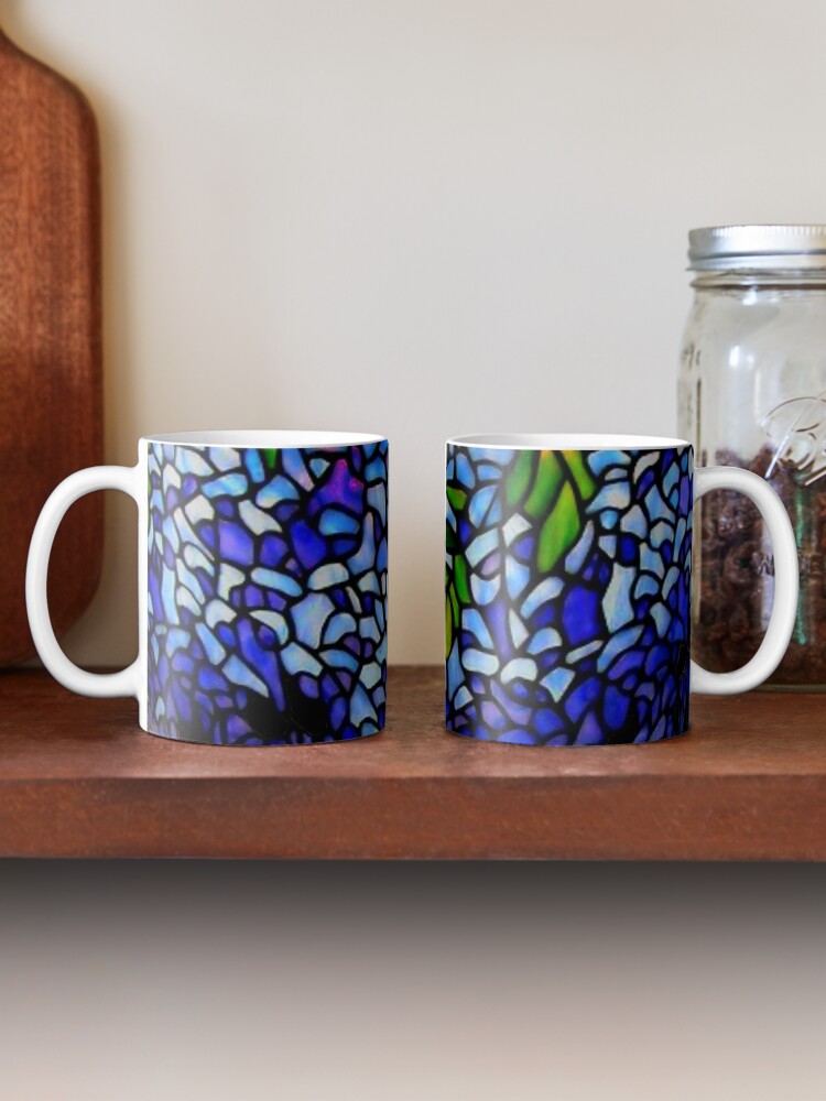 Boho forest green lavender lilac wisteria floral pattern Coffee