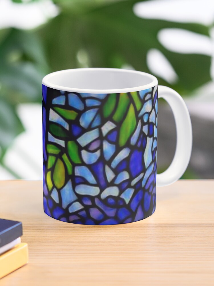 Boho forest green lavender lilac wisteria floral pattern Coffee