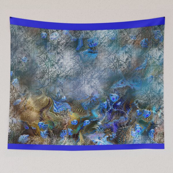 Item preview, Tropical Sea Blue designed and sold by runati.