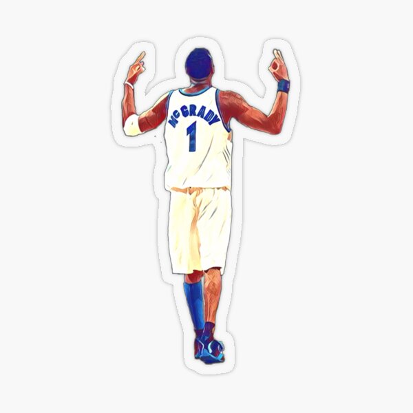 Tracy McGrady Houston Jersey Qiangy - Tracy Mcgrady - Sticker