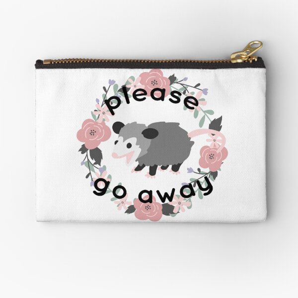 Aperçu de l'œuvre un opossum introverti dit s'il te plaît, va-t'en créée et vendue par Lindsey Sheets.