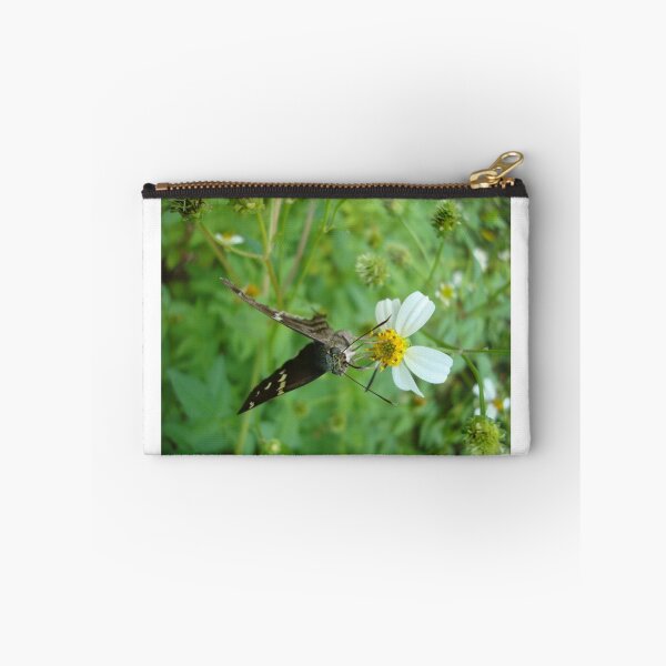 Item preview, Long-tailed Blue Skipper on Spanish Needles designed and sold by May Lattanzio.