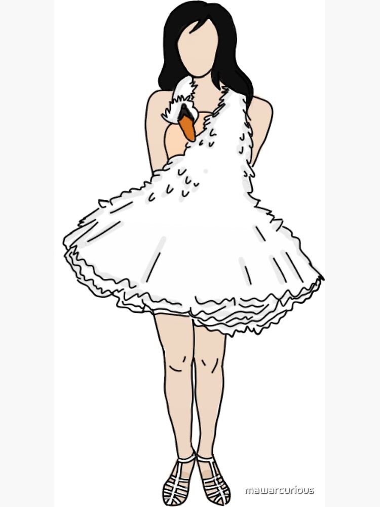 Bjork Swan Dress " Magnet for Sale by mawarcurious | Redbubble
