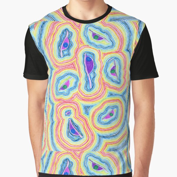 Purple Eyes Graphic T-Shirt