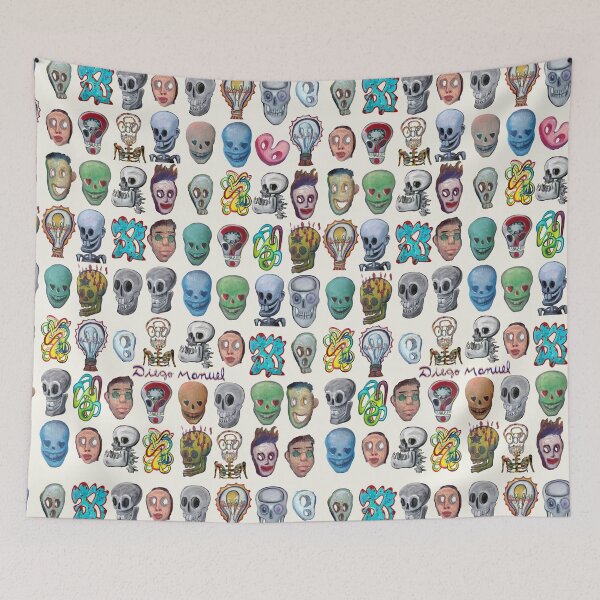 Item preview, skulls designed and sold by Diego Manuel Rodriguez.