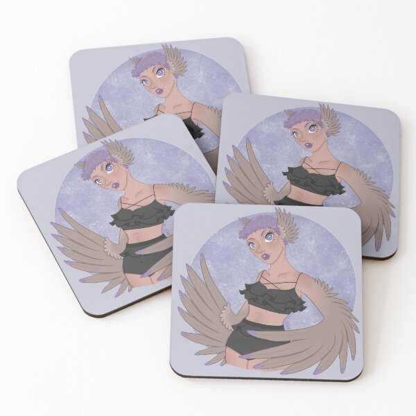 Item preview, Monster Girls: Goth Harpy designed and sold by kaiteartwork.
