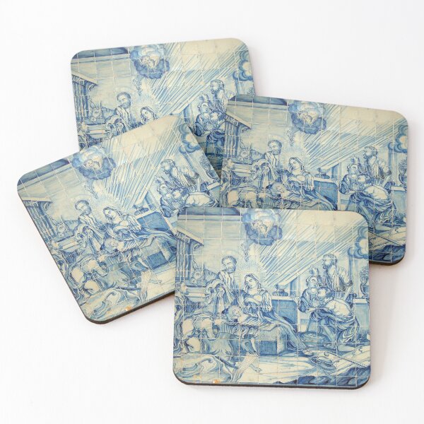 Item preview, Nativity Baby Jesus Christmas Portuguese Tiles, Salvador, Brazil designed and sold by worldways.