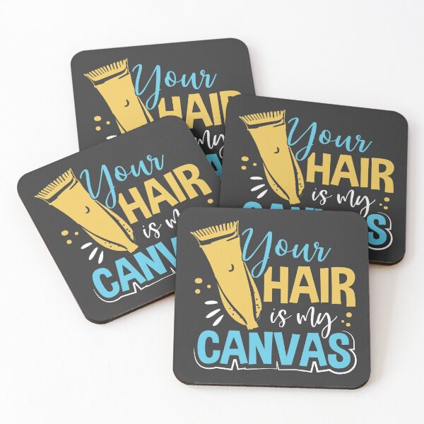 Item preview, Hair Salon Stylist Funny Saying Gift Your Hair Is My Canvas designed and sold by Maljonic.