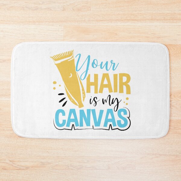 Item preview, Hair Salon Stylist Funny Saying Gift Your Hair Is My Canvas designed and sold by Maljonic.