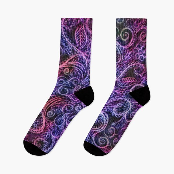Item preview, Purple Fractal Mandala designed and sold by Vikingstaad.