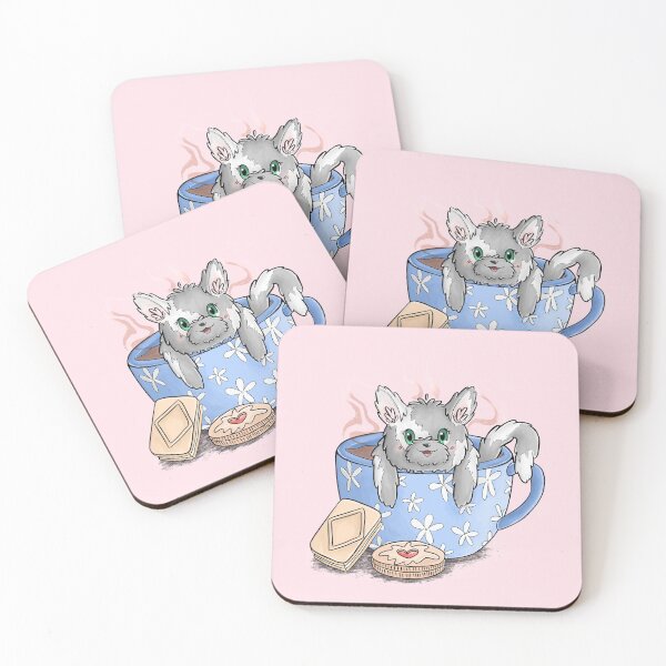 Item preview, Cat in a Cuppa’ designed and sold by InkItOut.