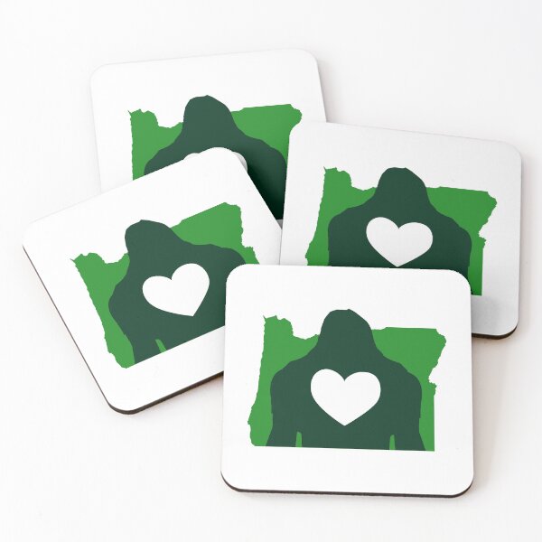 Item preview, I Heart Oregon & Bigfoot designed and sold by What's Good!.
