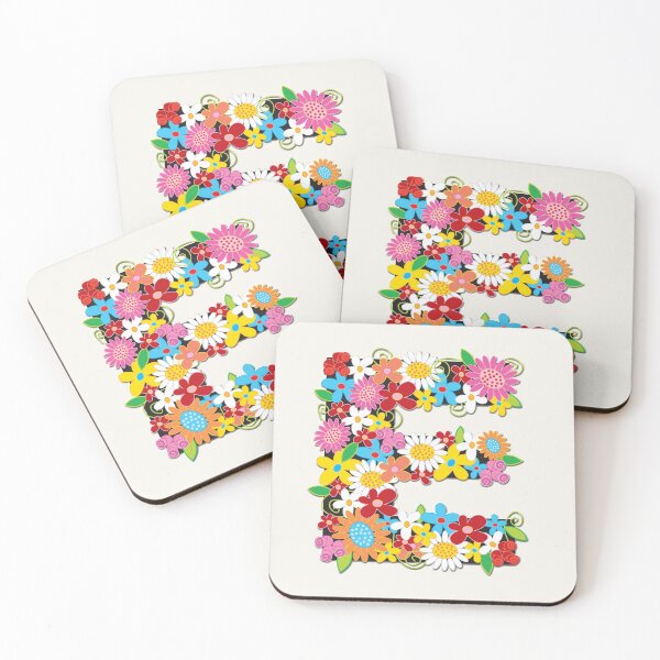 Item preview, Spring Flowers Alphabet E Monogram designed and sold by fatfatin.