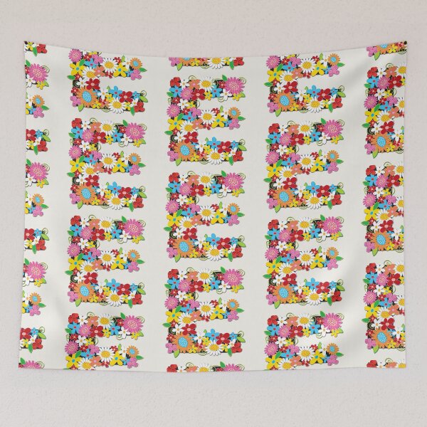 Item preview, Spring Flowers Alphabet E Monogram designed and sold by fatfatin.