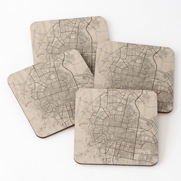 Item preview, Tegucigalpa Sepia Map designed and sold by CPTVDesign.