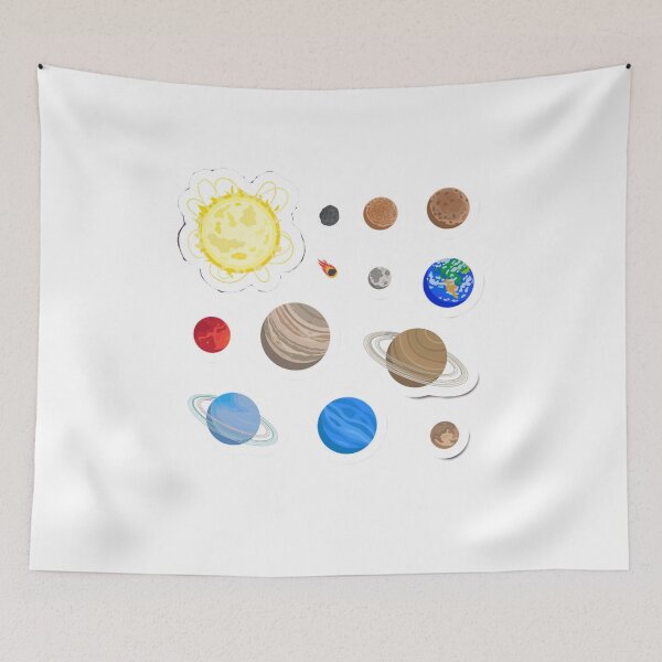 Item preview, planets designed and sold by SellinStickers.