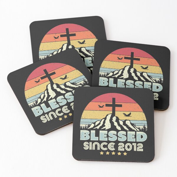 Item preview, Blessed Since 2012 Design. Vintage, Christian Birthday Gift Product designed and sold by PackAPunch.