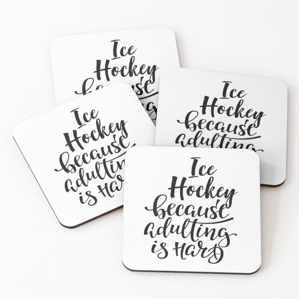 Item preview, Ice Hockey Because Adulting Is Hard designed and sold by ProjectX23.