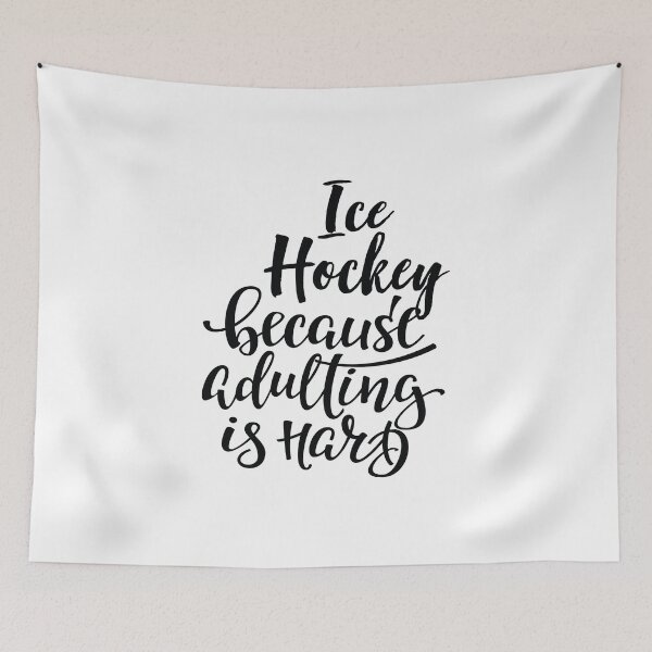 Item preview, Ice Hockey Because Adulting Is Hard designed and sold by ProjectX23.
