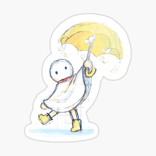 Item preview, Teru Teru Bozu sticker designed and sold by DalasQuil.