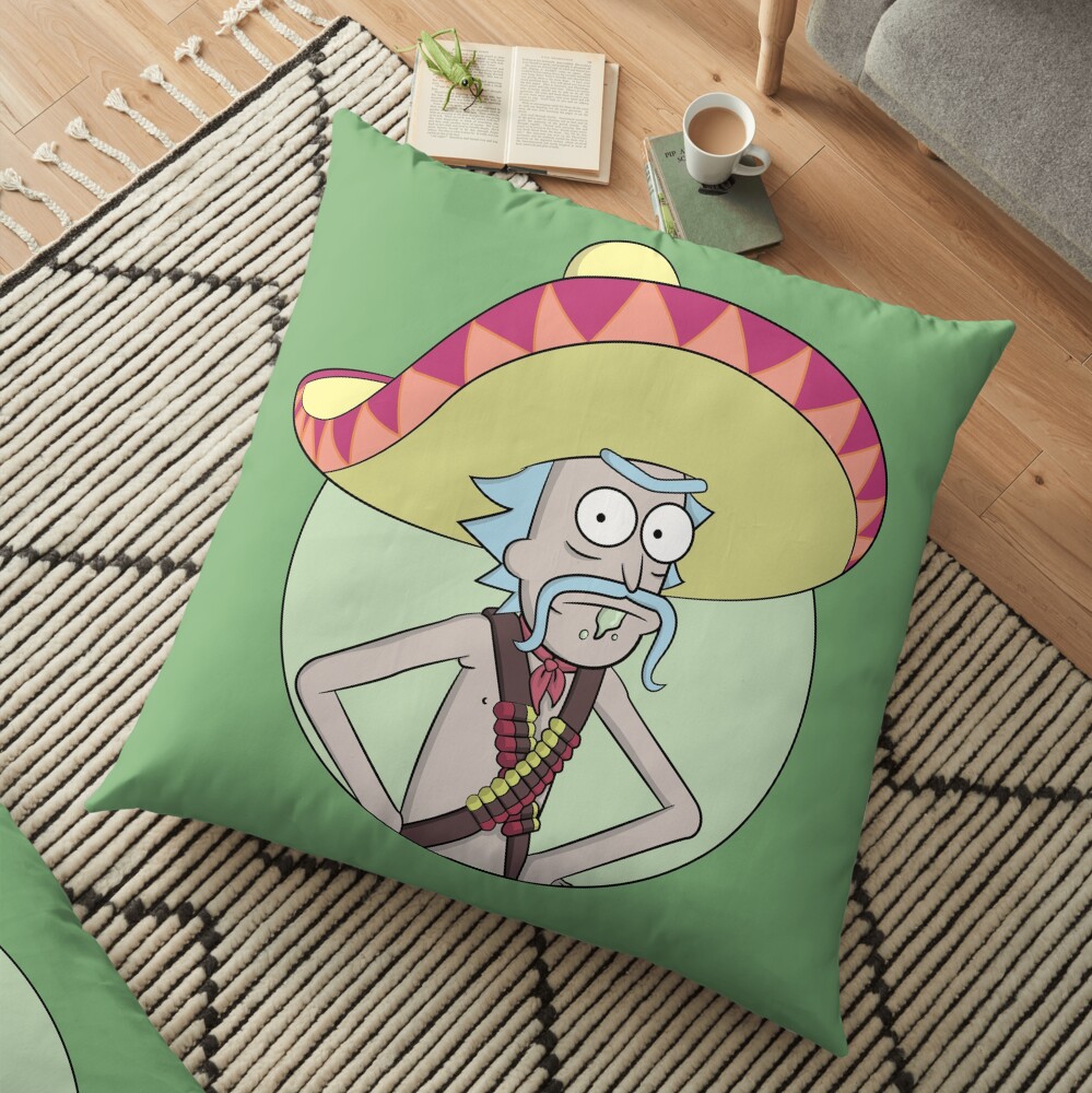 Mexican Rick Sanchez - Rick and Morty Floor Pillow