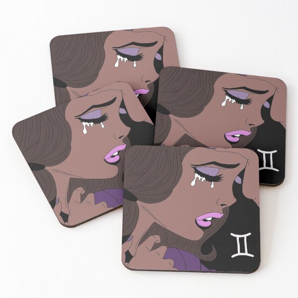 Item preview, "Sad Girls" Collection: Gemini designed and sold by lemondropmarket.