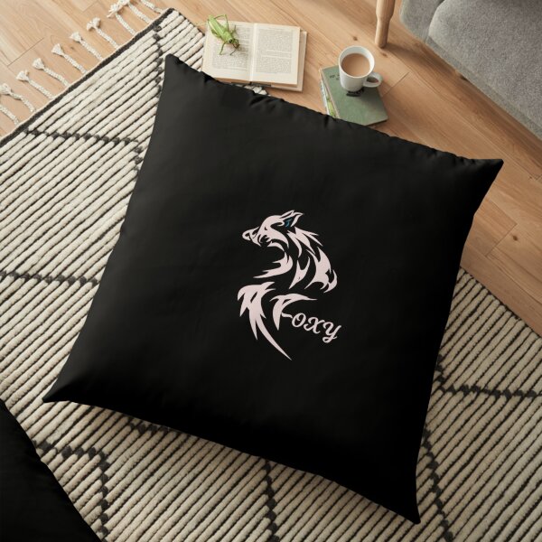 Foxy Pink Fox Looking Foxy Floor Pillow