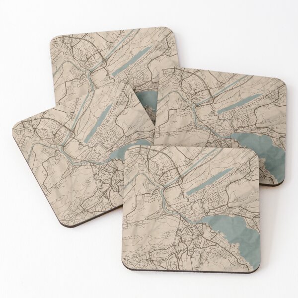 Item preview, Lucerne Sepia Map designed and sold by CPTVDesign.