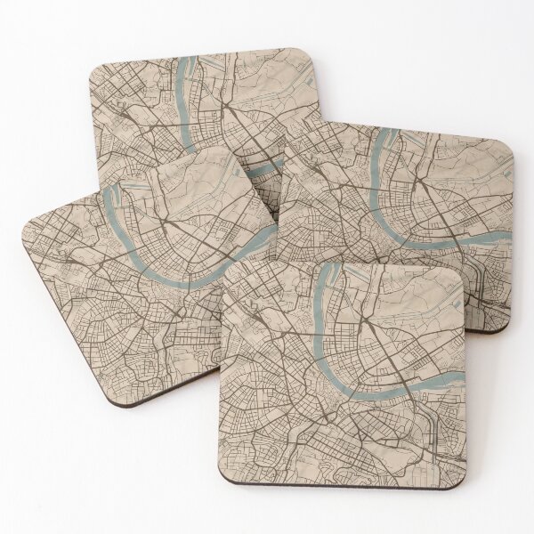 Item preview, Basel Sepia Map designed and sold by CPTVDesign.