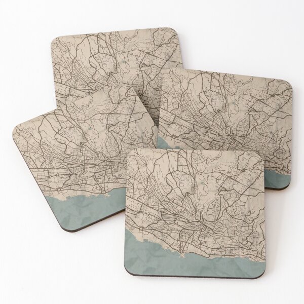 Item preview, Lausanne Sepia Map designed and sold by CPTVDesign.