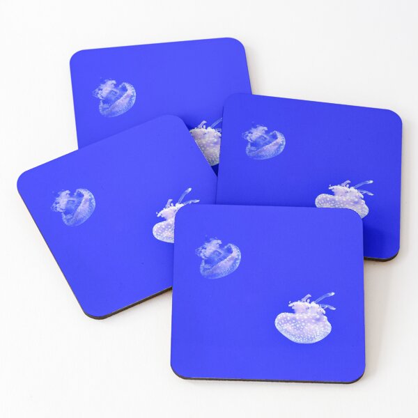 Item preview, Two Transparent Jellyfish Swimming In The Blue designed and sold by Kendall Anderson.