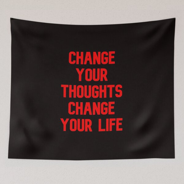 Item preview, CHANGE YOUR THOUGHTS CHANGE YOUR LIFE designed and sold by Pennylanemerch.