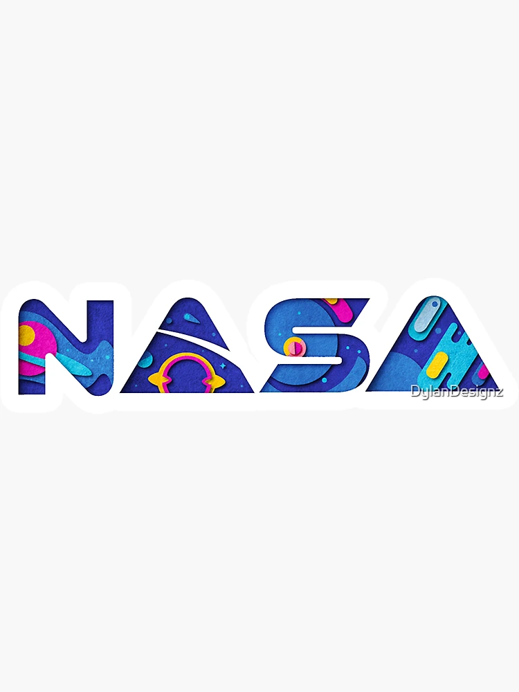 Pegatina for Sale con la obra «Nombre personalizado logotipo de la NASA -  Martha» de SappEContent