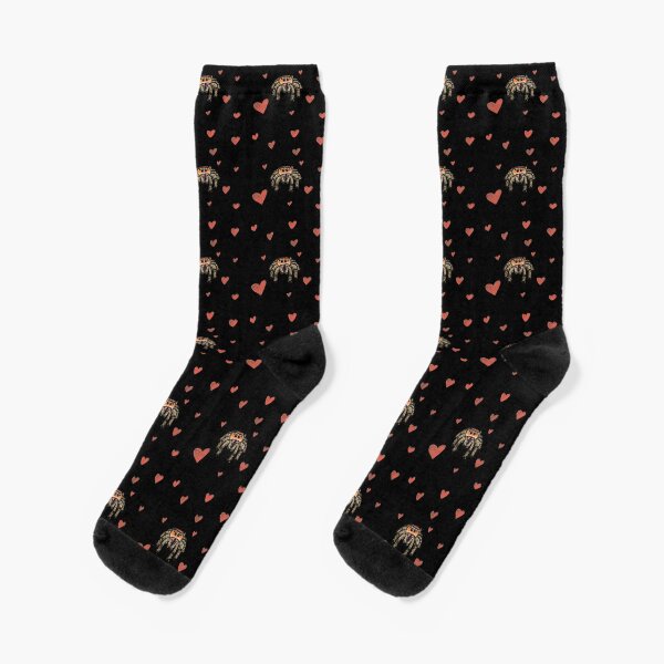 Jumping Spider Love Socks