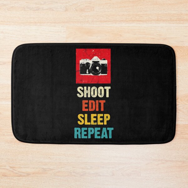 Item preview, Vintage Photographer Shoot Edit Sleep Repeat SLR Camera  design designed and sold by A-Fashion.
