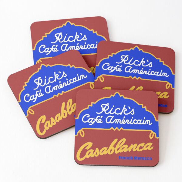Item preview, Ricks Cafe Americian Casablanca French Morocco designed and sold by SwampfoxDesign.