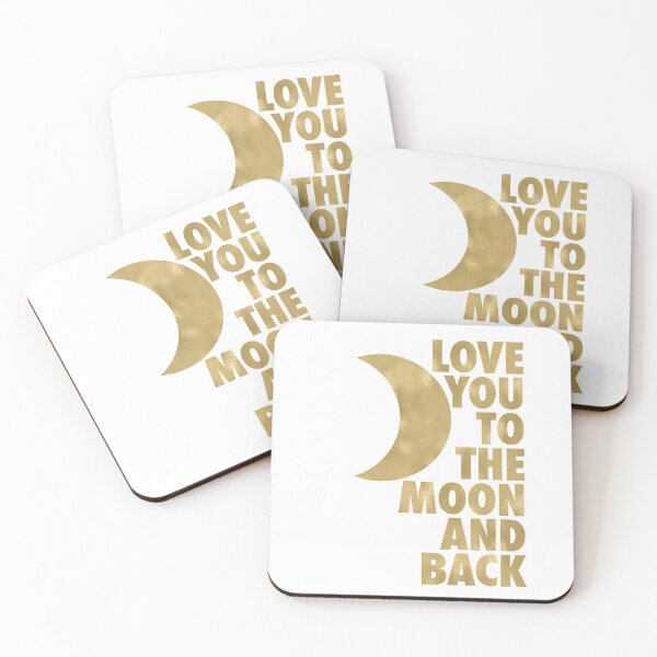 Item preview, Love You to the Moon and Back, Gold and White Palette designed and sold by Amy Brinkman.