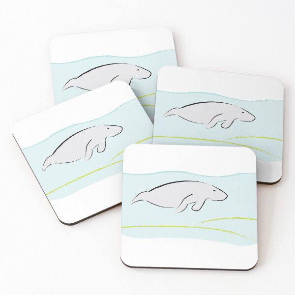 Item preview, Manatee swimming designed and sold by dangerouslyclos.