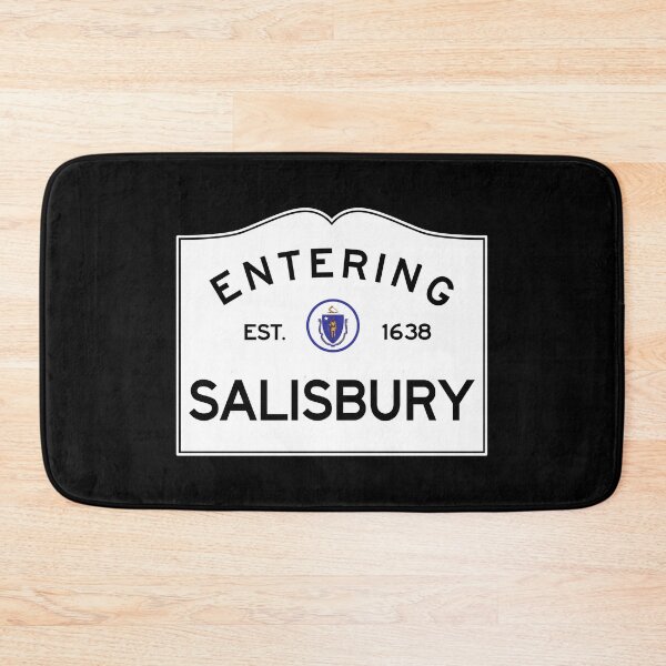 Item preview, Entering Salisbury Massachusetts - Commonwealth of Massachusetts Road Sign designed and sold by NewNomads.