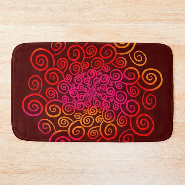 Item preview, Red Orange Spiral Design designed and sold by NikkisPaperCo.
