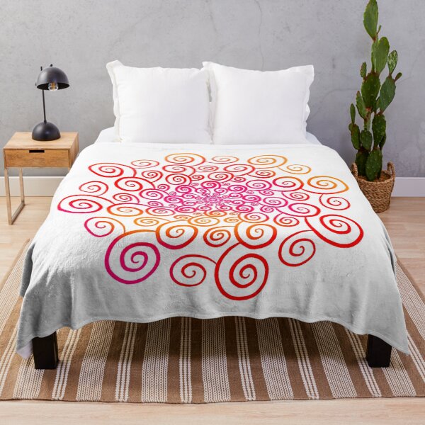 Item preview, Red Orange Spiral Design designed and sold by NikkisPaperCo.