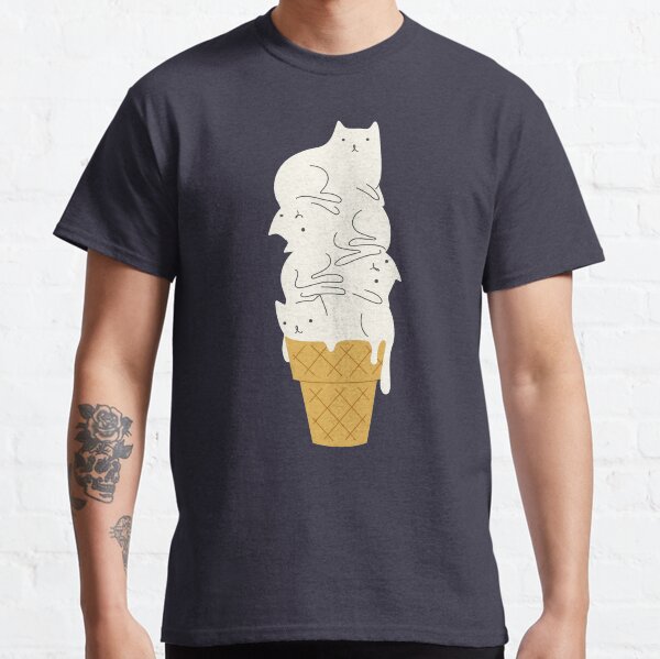 Cat Ice Cream Classic T-Shirt